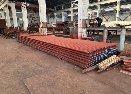 Membran pendingin air Water Wall Boiler 0.2MPa Ukuran yang disesuaikan