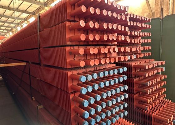 Boiler Efisiensi Tinggi H Fin Tube Tembaga paduan 12,7-18mm Base Pipe OD