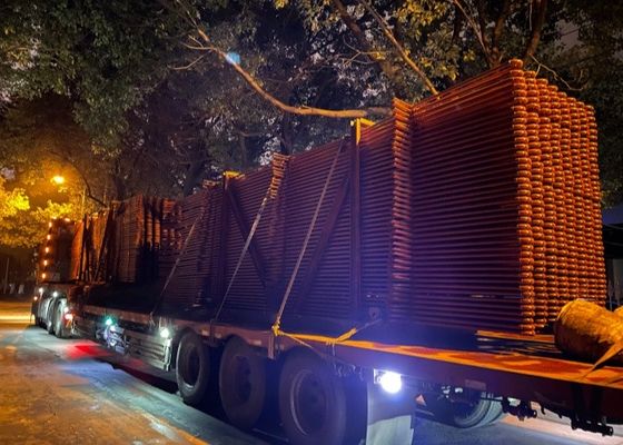 Penukar panas Tabung Serpentine Corten Baja ND Baja 09CrCuSb