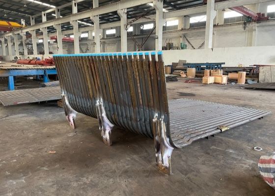 Pemanasan elemen boiler cadangan panel dinding air untuk boiler uap berbahan bakar gas