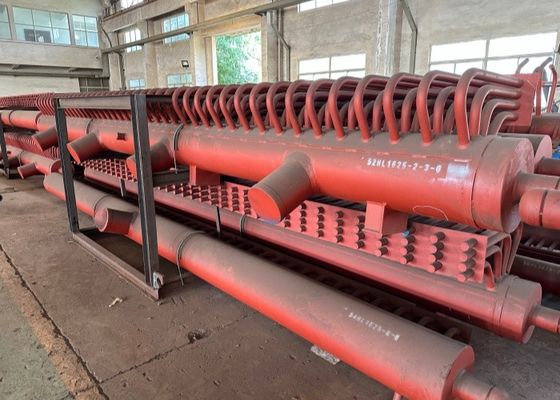 Panjang 23000mm Boiler Steam Header Panas Exchanger tabung air