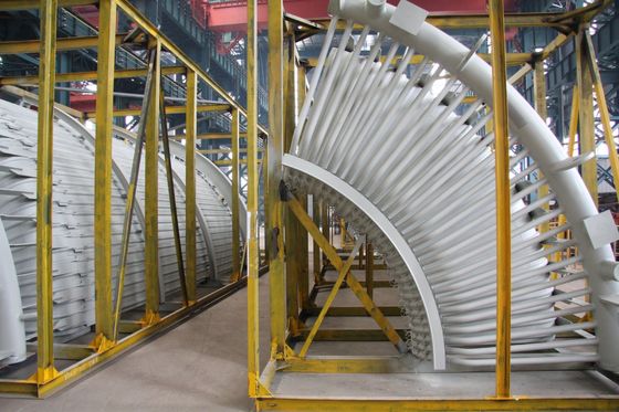 Kapasitas tinggi Industrial Cyclone Separator Industrial Dust Cyclone