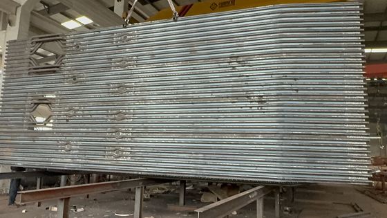 ISO/ASME/SGS Standar Pengelasan Membran Bagian Boiler dinding Panel dinding air