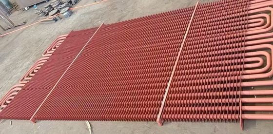 ASTM H Fin Tube Seamless Fin Pipe Untuk Panas Penukar Fin Tube Boiler